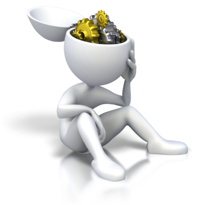 Stick figure thinking